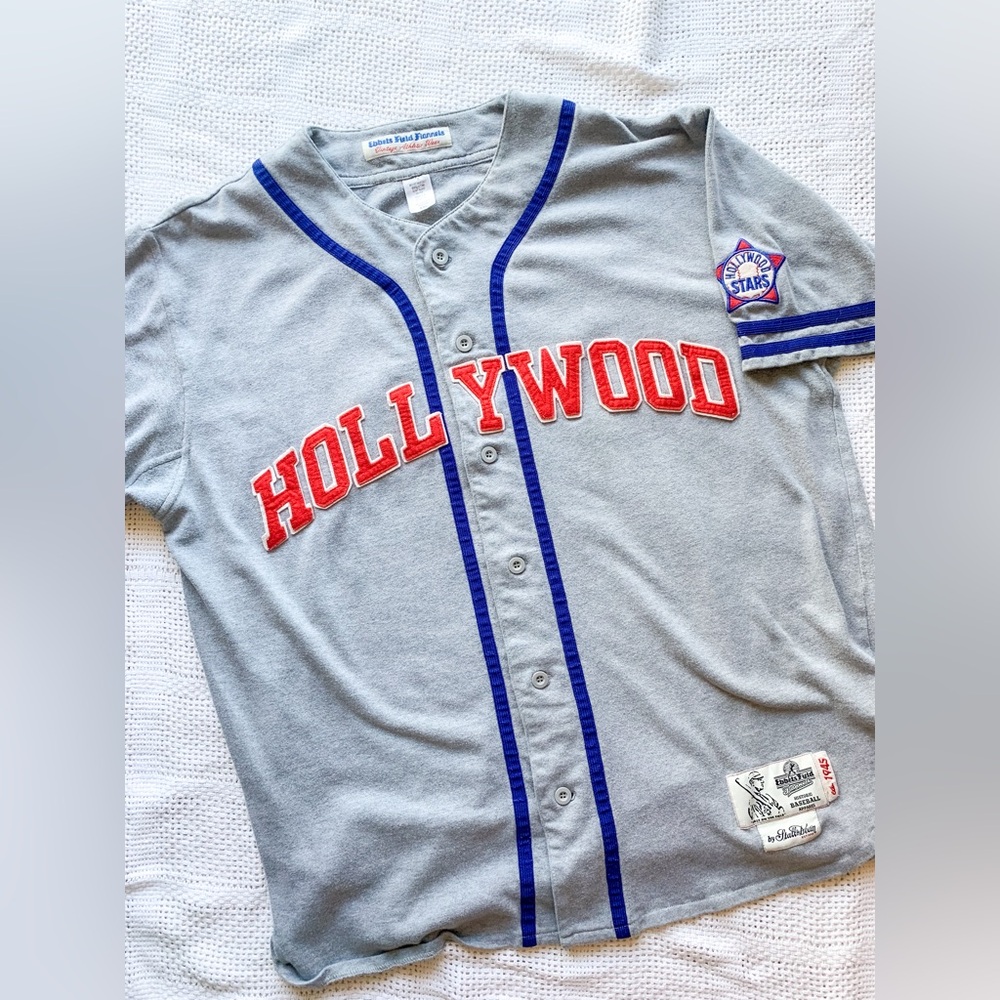 Ebbets Field Flannels Hollywood Stars 1945 Jersey XXL